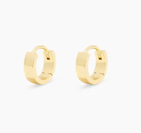 1/2" (half inch) gorjana Rose Huggie Earrings in Gold or Silver