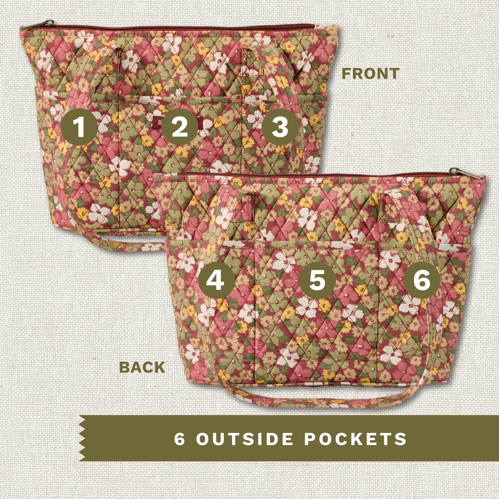 Autumn Garden Small Tote