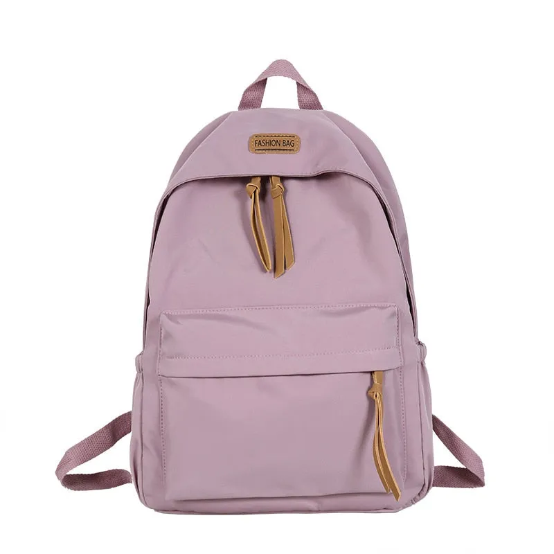 BACK TO SCHOOL   Fashion Backpack Waterproof Student Schoolbag Men Black Cotton Cute Women for Teenage Girls School Mochila Rucksack