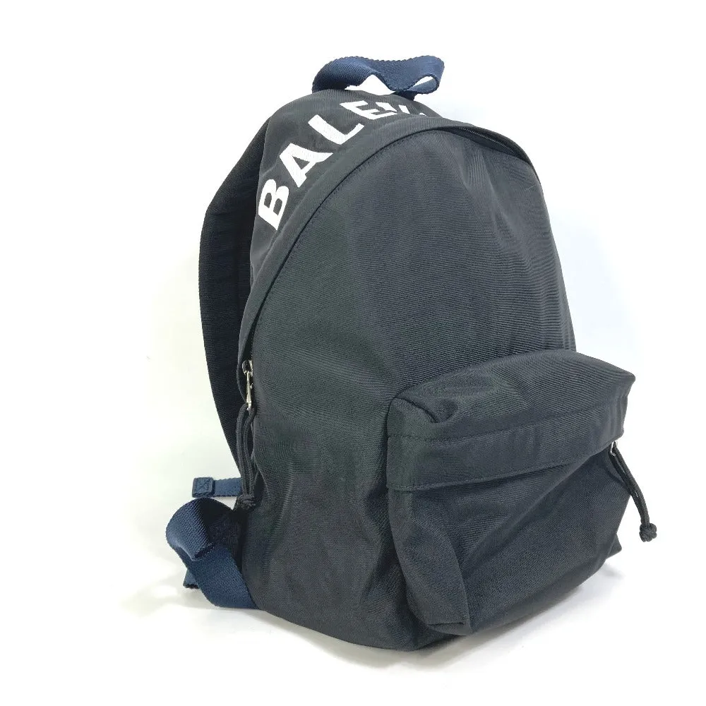 BALENCIAGA Backpack 565798 Nylon black Backpack Wheel Backpack S mens Used Authentic