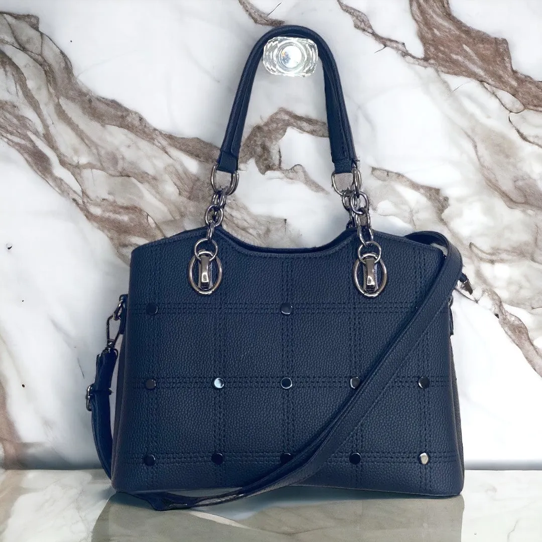 bobby Calfskin Satchel gray