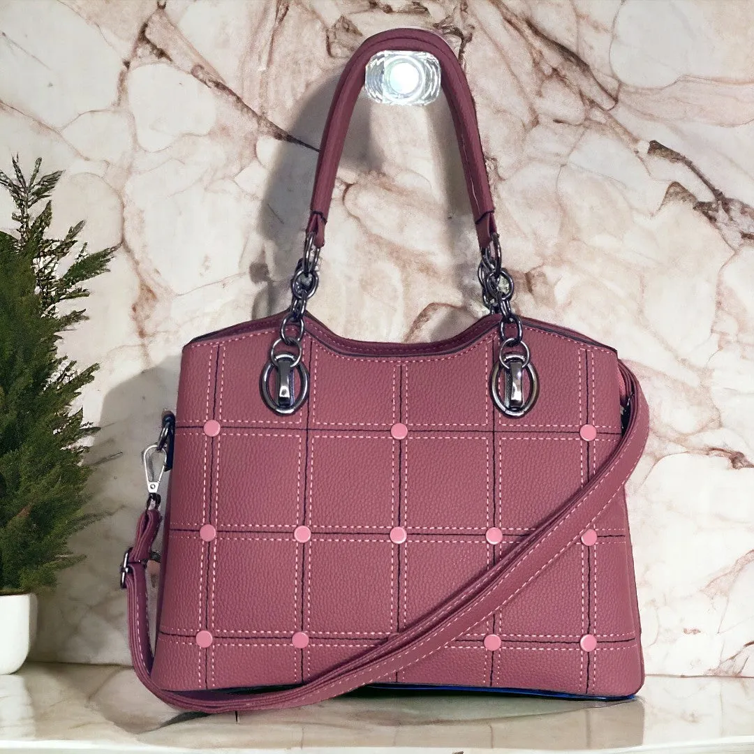 bobby Calfskin Satchel gray