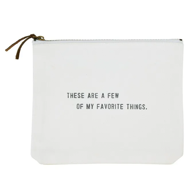 Canvas Zip Pouch