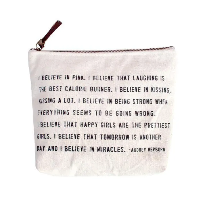 Canvas Zip Pouch