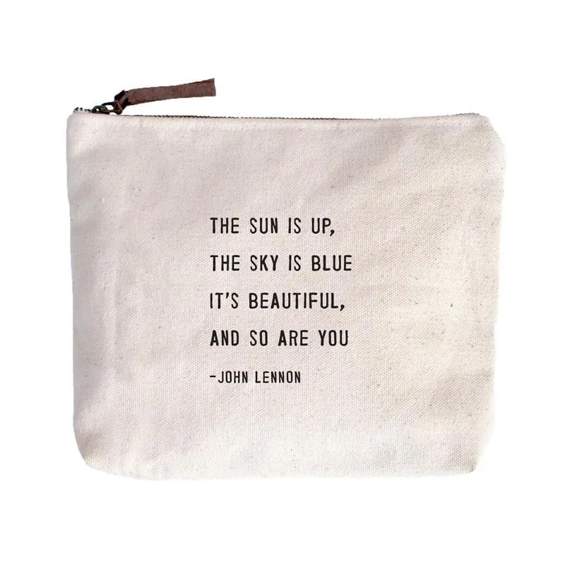 Canvas Zip Pouch