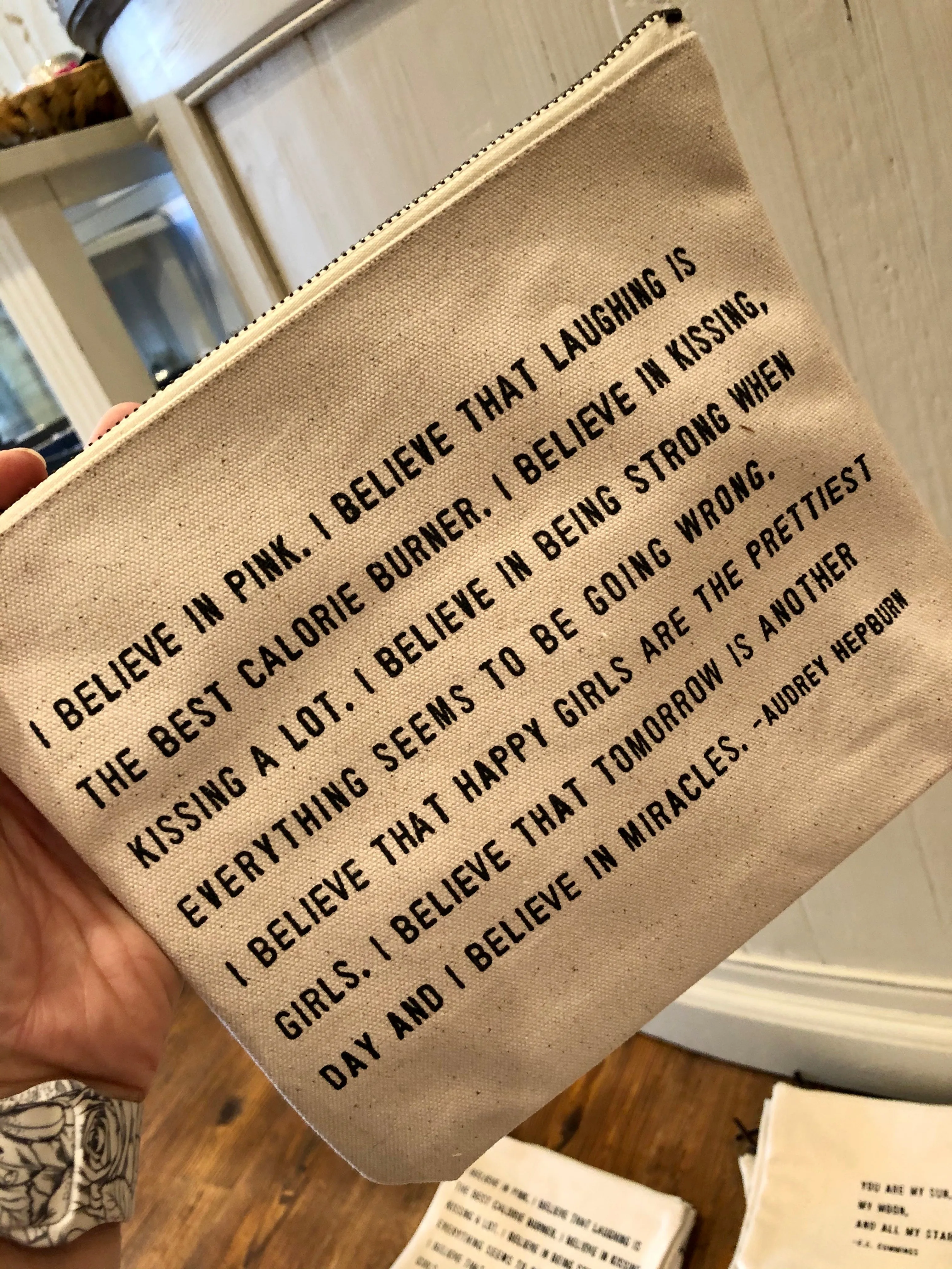 Canvas Zip Pouch