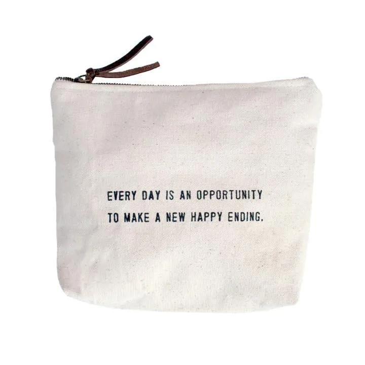 Canvas Zip Pouch