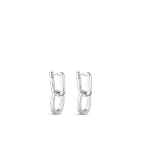 Collectible Travel Treasures™ Charm Holder Huggie Hoop Earrings