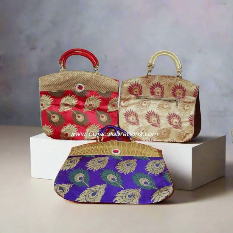 Designer Peacock Handbag