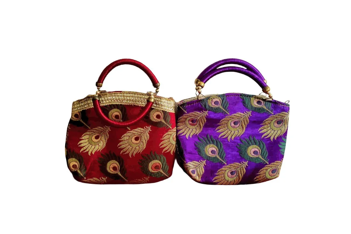 Designer Peacock Handbag