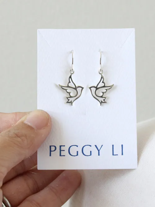 Dove Charm Earrings