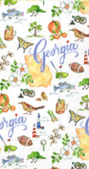 Georgia State Collection Guest Towel