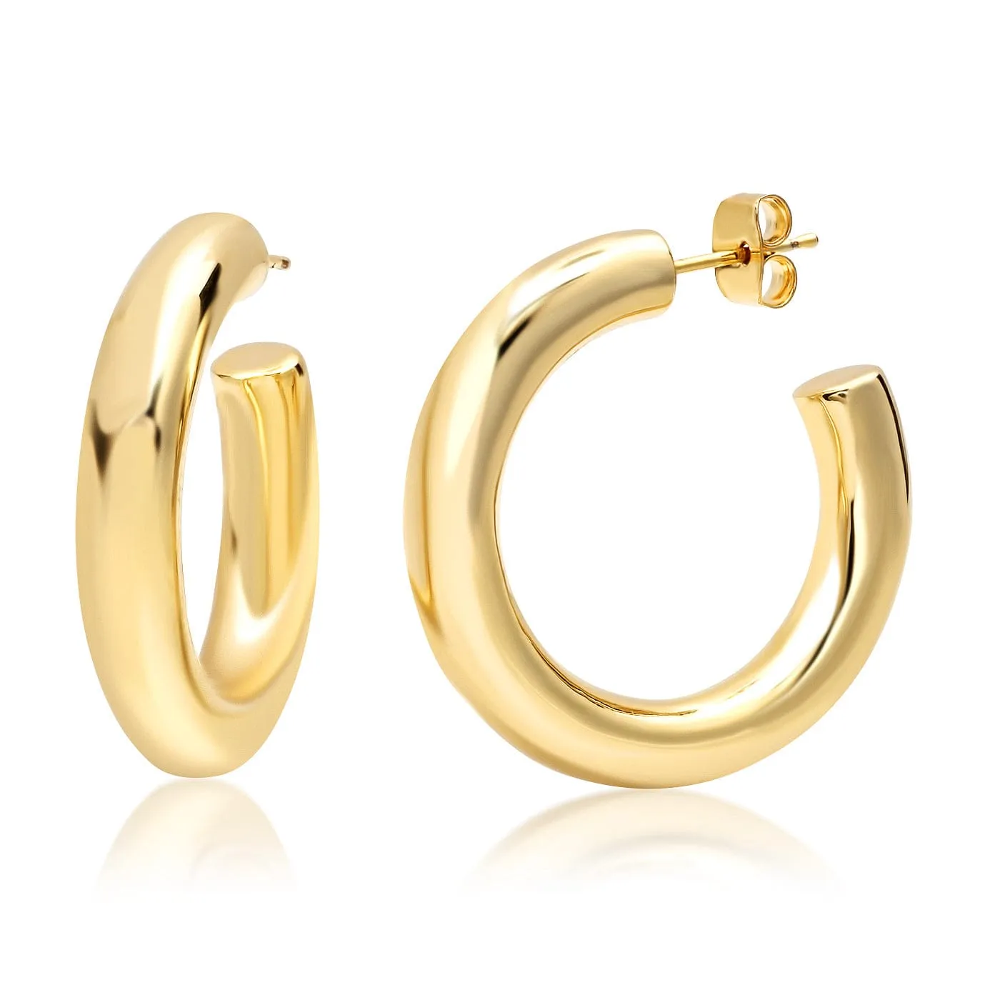 Gold Huggie Hoops