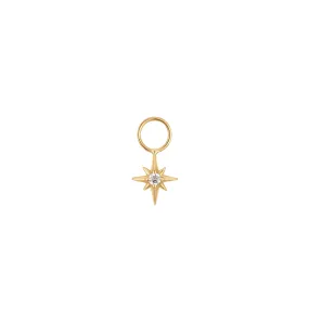 Gold Star Earring Charm