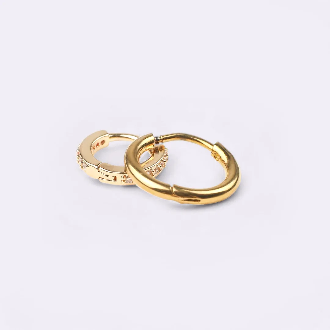 Huggie Earrings Set