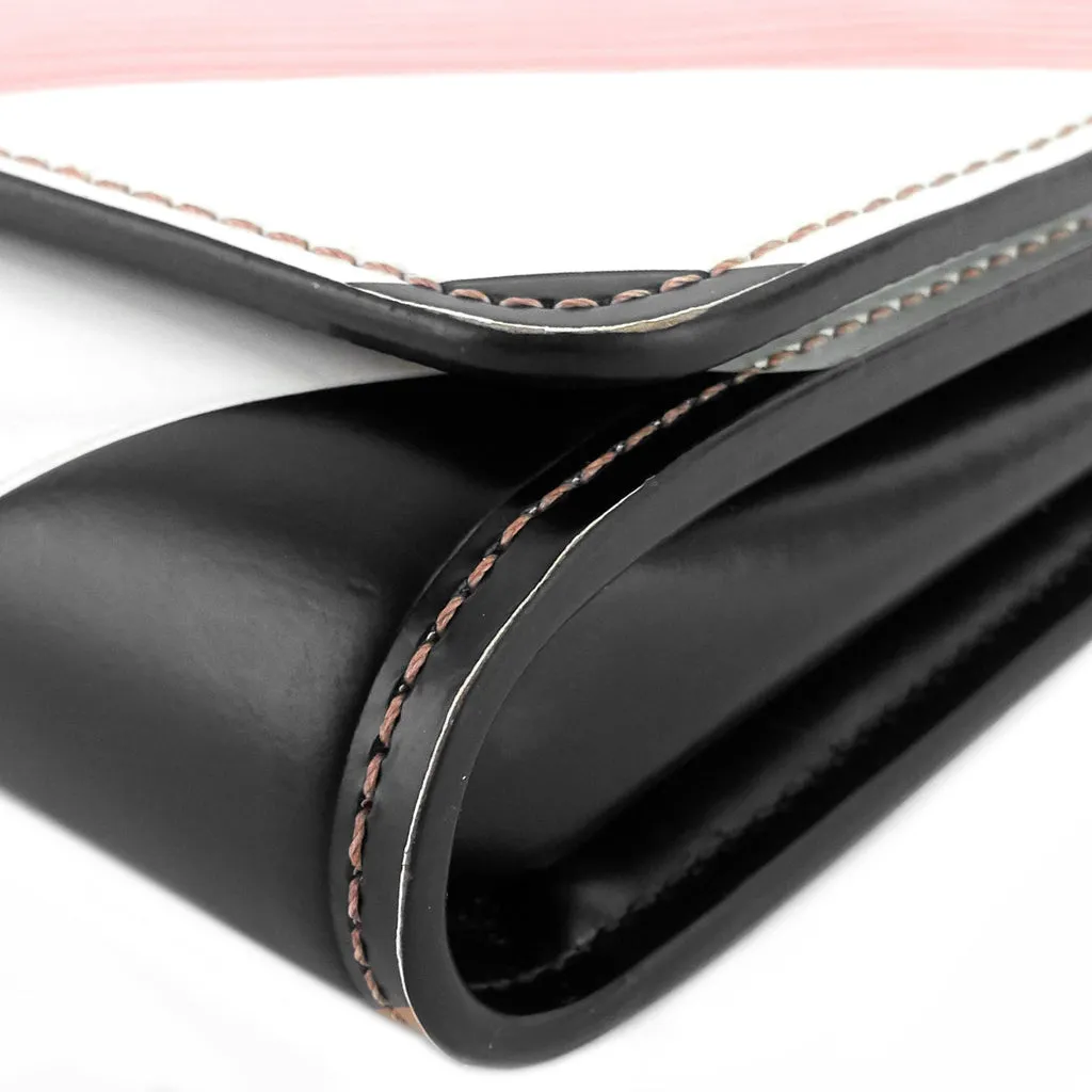 Louis Vuitton Leather and Reverse Monogram Twist Wallet on Chain Bag