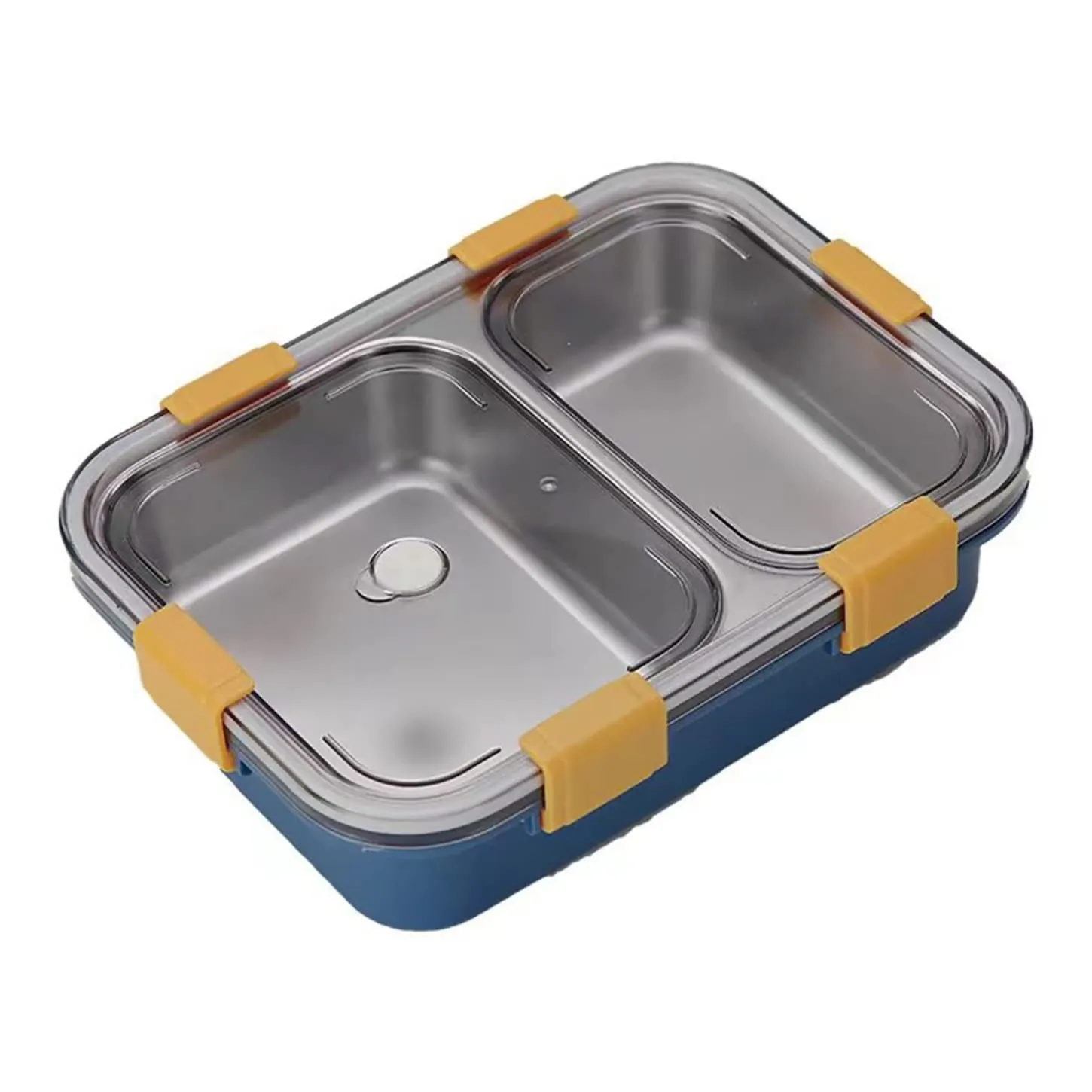 Lunch Box Compartment Stainless Steel with Spoon, for School, Lunch Box for Kids, Lunch Box for School & Office with a Fork, a Spoon and a Pair of Chopsticks