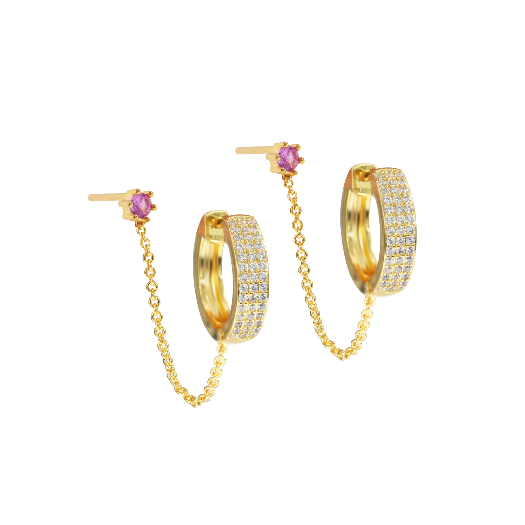 Maeve Earrings - Pink