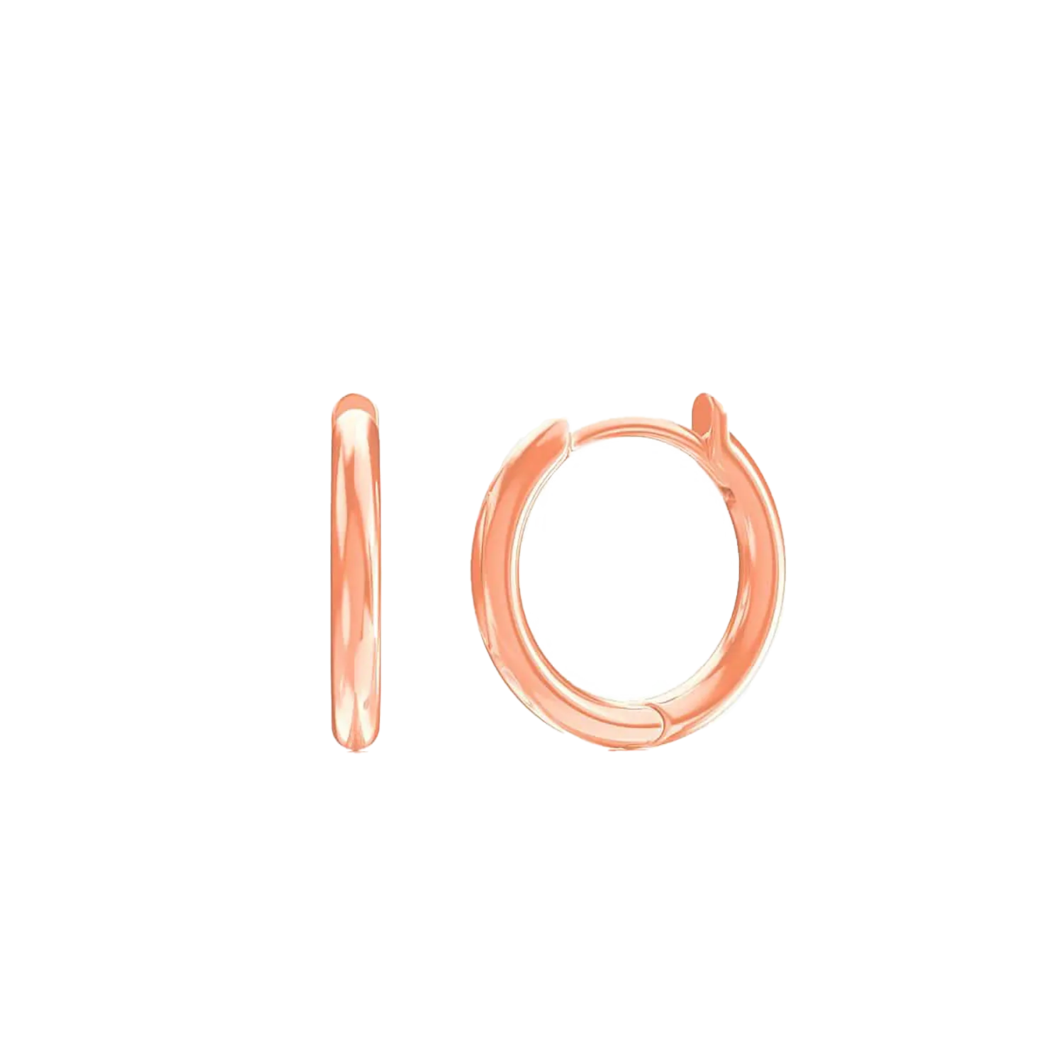 Moyen Solid Huggie Hoop Earrings