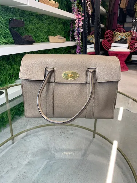 Mulberry Bayswater Handbag Taupe