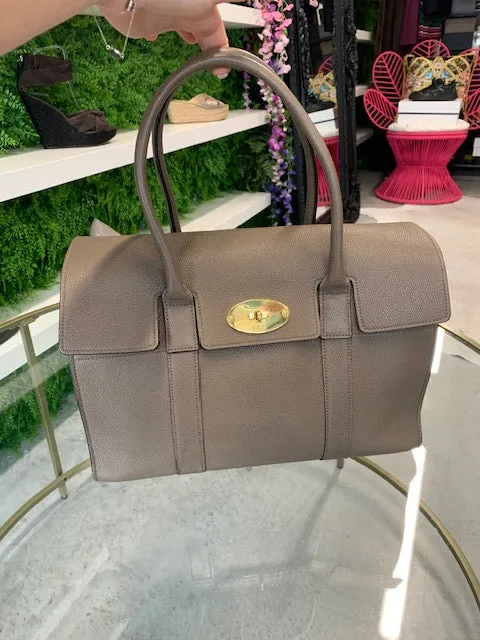Mulberry Bayswater Handbag Taupe