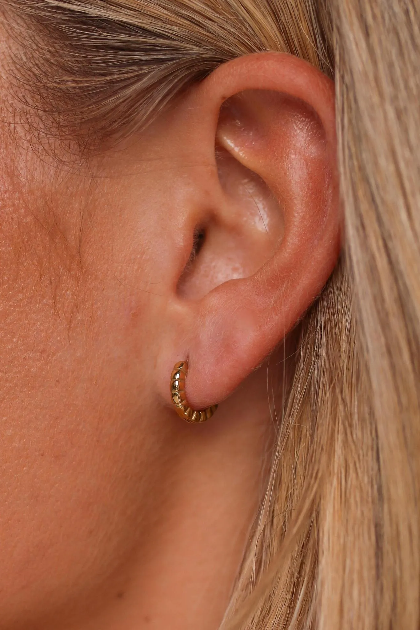 Ramona - Stainless Steel Hoop Earring