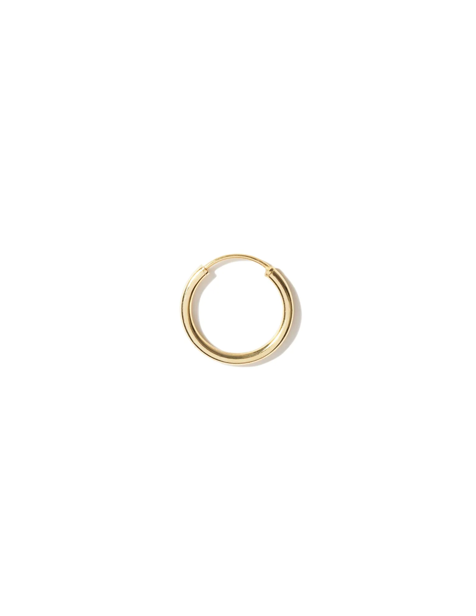 Rose Hoop earring <br>Solid Gold