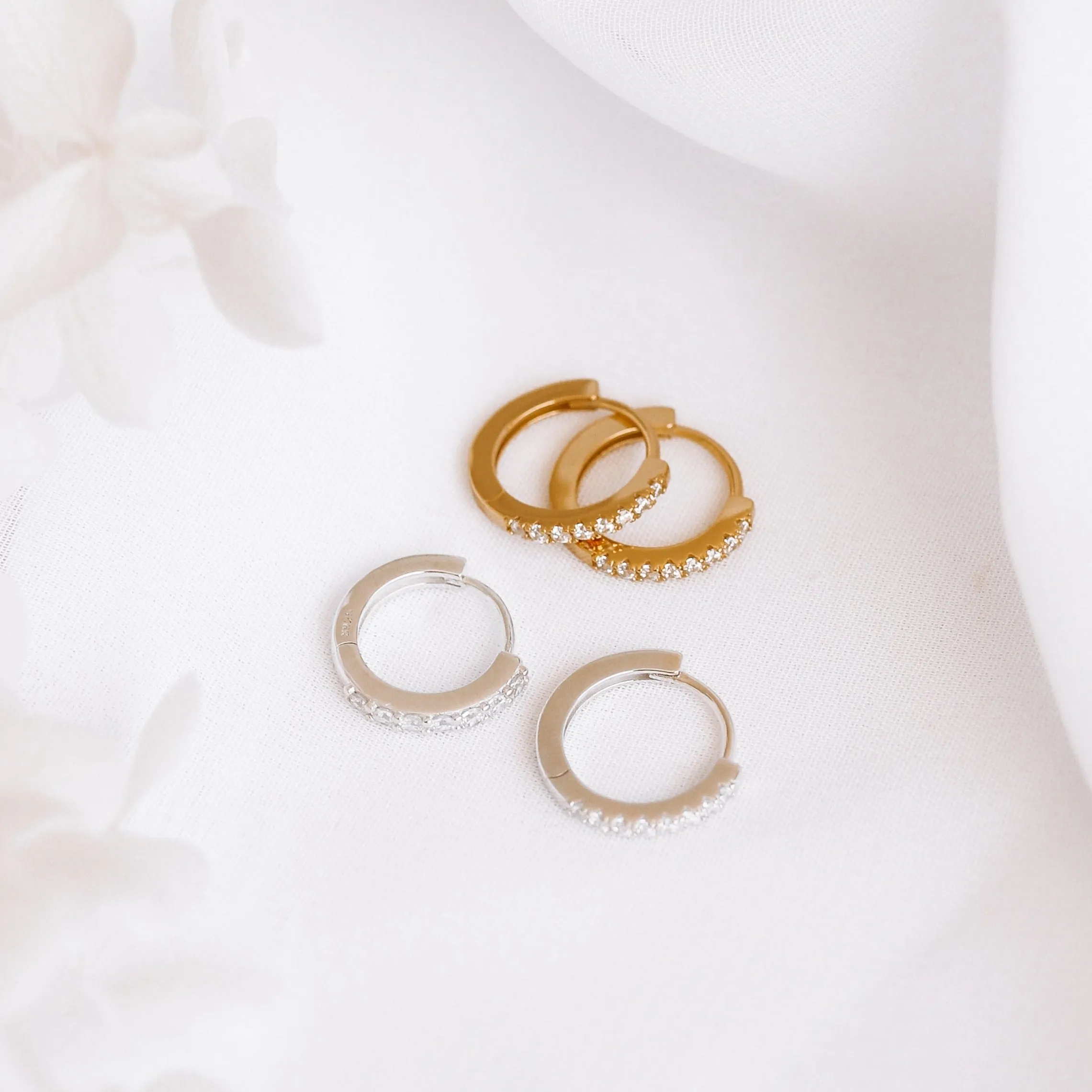 Shivana - Huggie Earrings