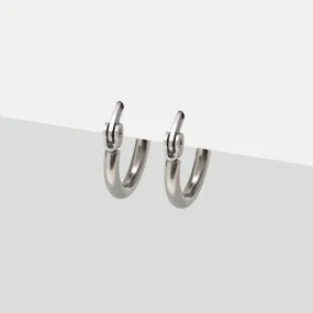 Silver Small Hoop Earrings