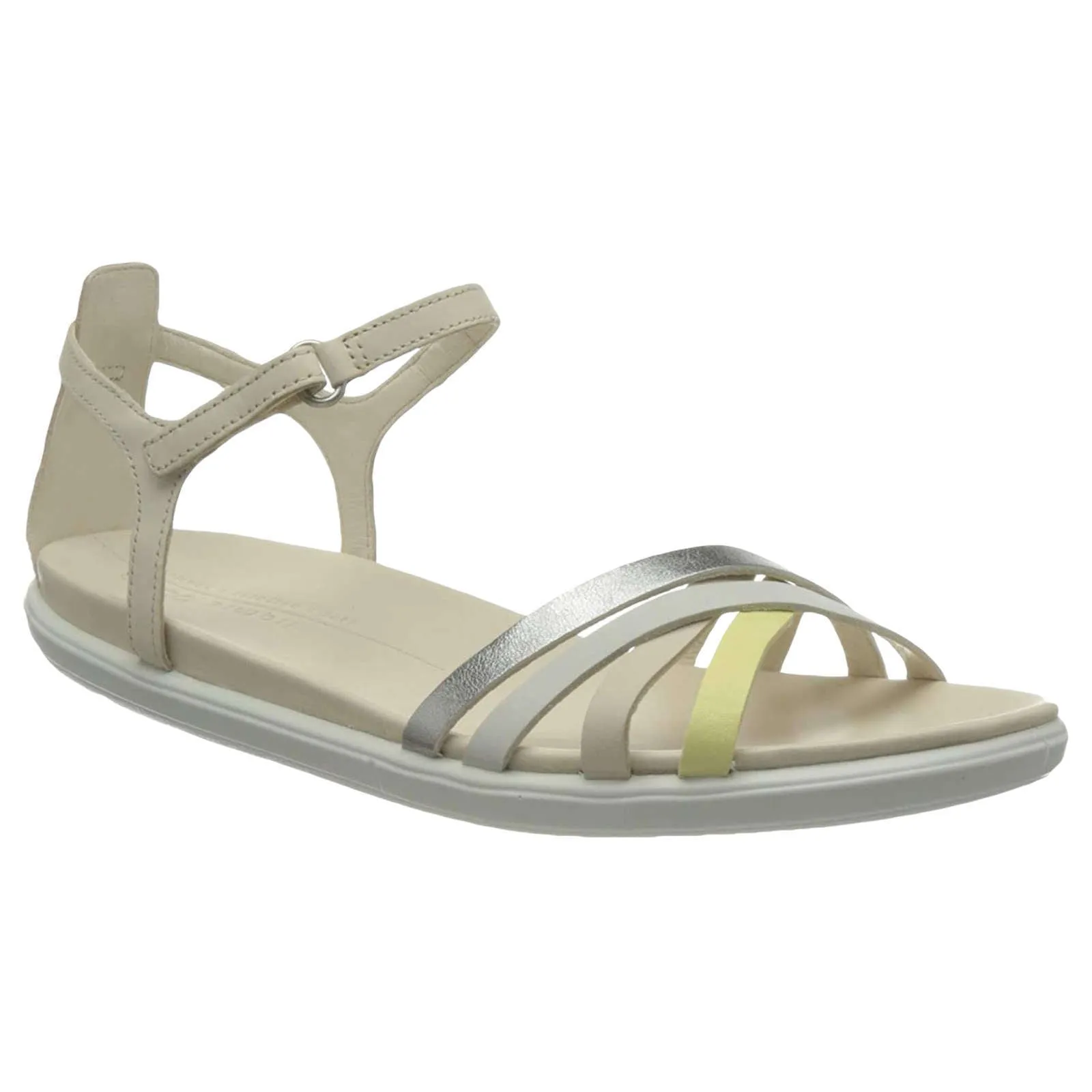 Simpil Leather Women's Strappy Flat Sandals
