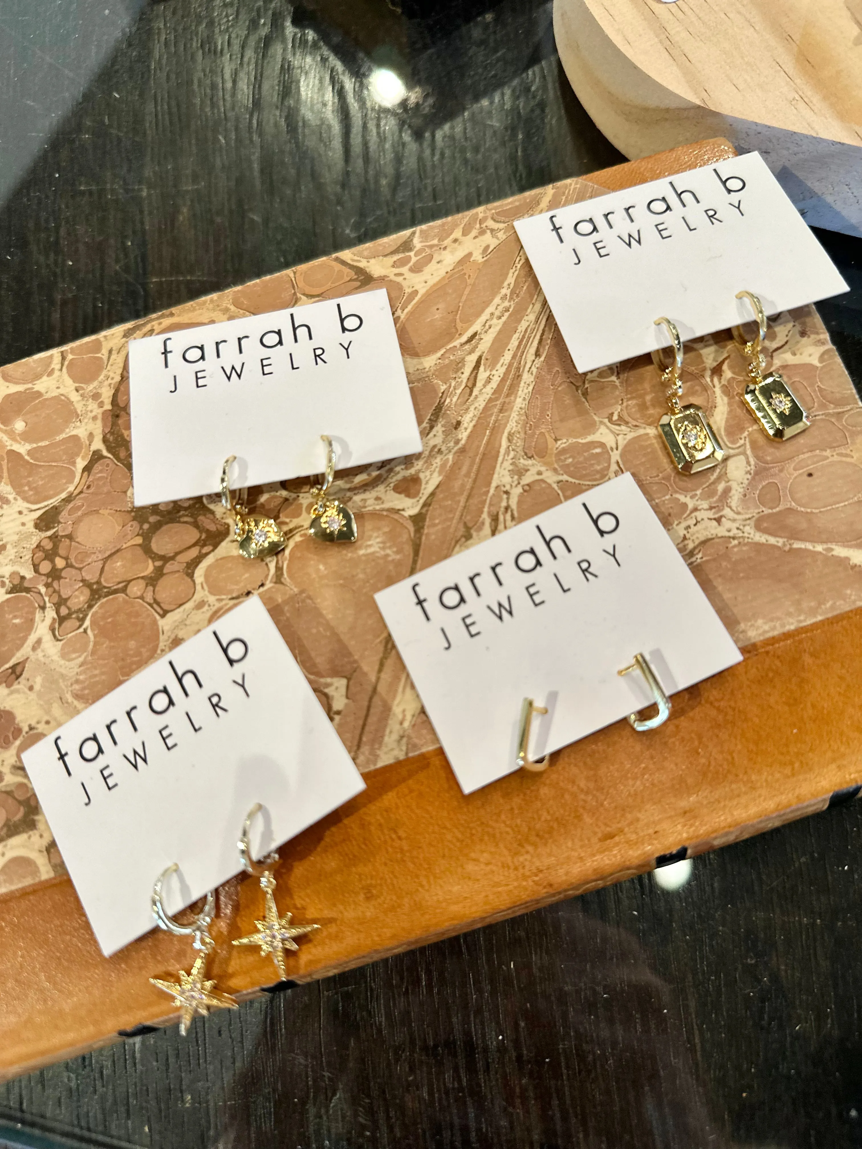Starlit Huggies in gold by Farrah B