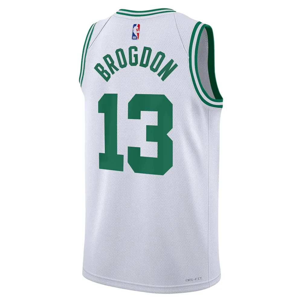 Youth Boston Celtics Malcolm Brogdon Association Jersey - White